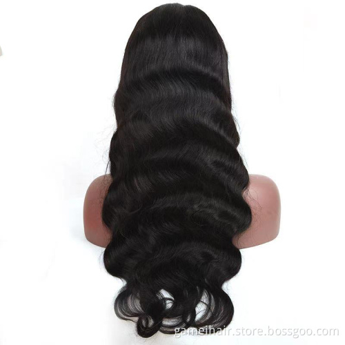 silk top hd transparent swiss bob with bangs 10a hd glueless silk top water wave small front lace human hair wigs